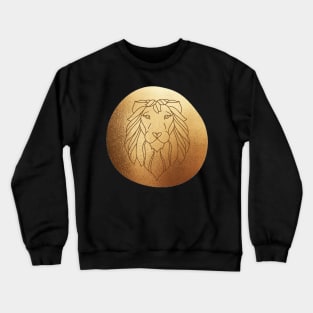 Taurus Zodiac  Metallic Gold Crewneck Sweatshirt